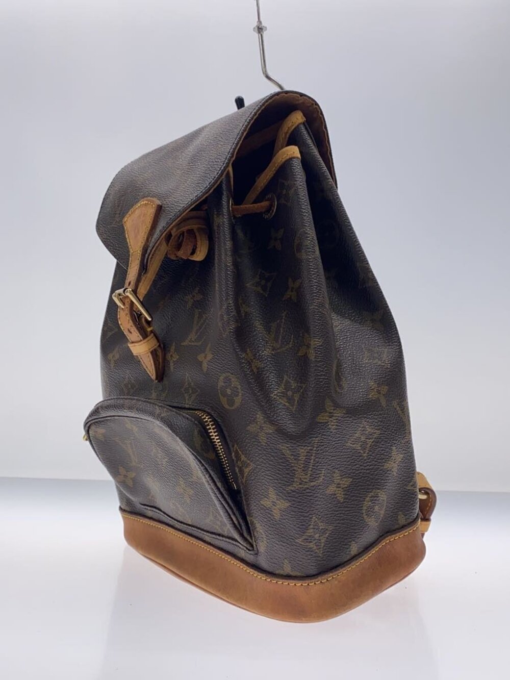 Louis Vuitton Brown Monogram Backpack All over Montsouris Canvas Brown